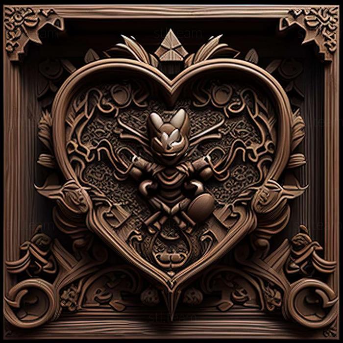 3D модель Игра Королевство сердец 3 (STL)